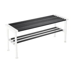 Banc Nostalgi 100 cm, Noir-blanc