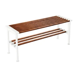 Banc Nostalgi 100 cm, Noyer-blanc