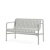 Banc Palissade Dining avec accoudoirs, Sky grey