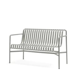 Banc Palissade Dining avec accoudoirs, Sky grey