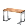 Banc Paus, Chêne, structure galvanisée