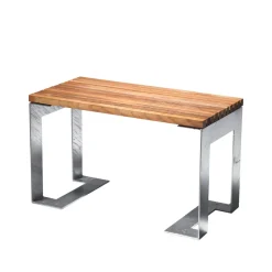 Banc Paus, Chêne, structure galvanisée