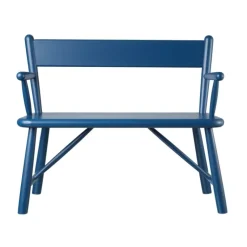 Banc pour enfants P11, Beech blue painted