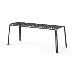 Banc Thorvald SC112, Warm black, 125 cm