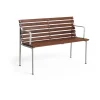 Banc Traverse Dining avec accoudoirs, Oiled ash