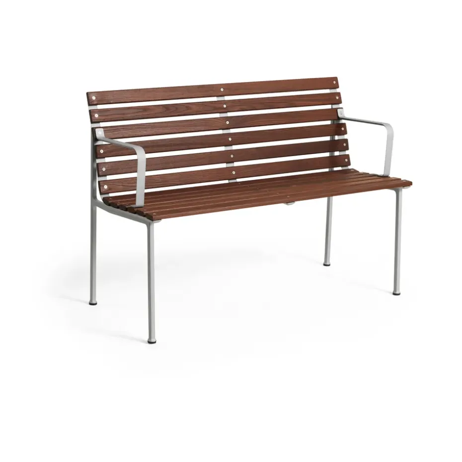 Banc Traverse Dining avec accoudoirs, Oiled ash