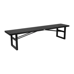 Banc Vevi, Noir 200 cm
