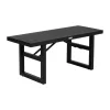 Banc Vevi, Noir 105 cm
