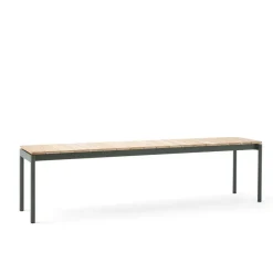 Banc Ville AV28 large 180x40 cm, Bronze green