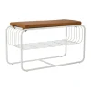 Banc/étagère à chaussures Nod 80x36c42 cm, White
