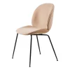 Beetle dining chair fully upholstered conic base, Sunday 034-black