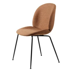 Beetle dining chair fully upholstered conic base, Around Bouclé 032-black