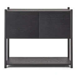 Bibliothèque Sceene bookcase C, Chêne teinté noir