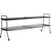 Bill Shoe Shelf L, Noir-marron foncé