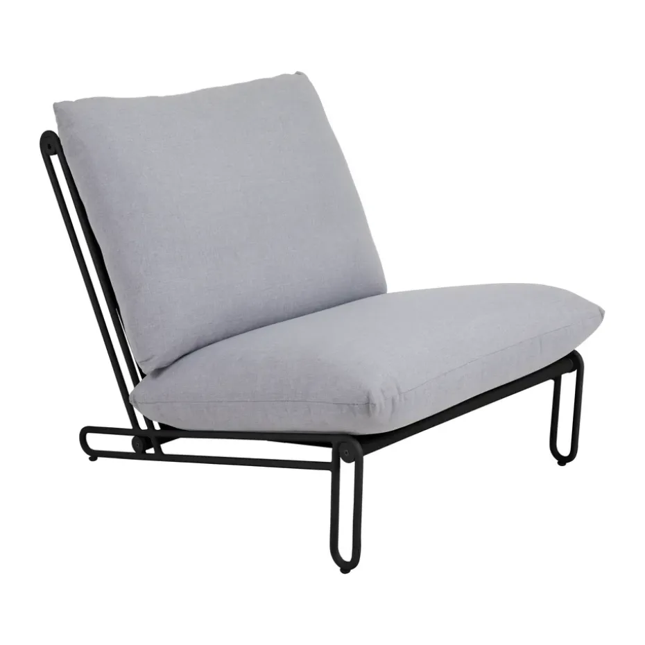 Blixt fauteuil lounge, Noir-sky grey
