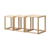BM375 table gigogne 3 pièces, Chêne clair huilé