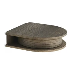 Boîte à accrocher au mur Valet small, Smoked oak