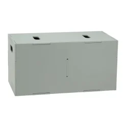 Boîte de rangement Cube Long, Vert olive
