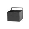 Boîte murale carrée Ferm Living, noir