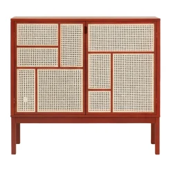 Buffet Air, Red, 120x110 cm, avec pieds