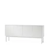 Buffet Beam, laqué blanc, structure blanche