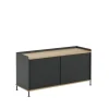 Buffet Enfold Low, Black-Oak-Metal