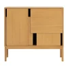 Buffet Layer, Chêne, 120x110, avec pieds