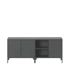 Buffet Save, Anthracite 04-pieds laqués noirs