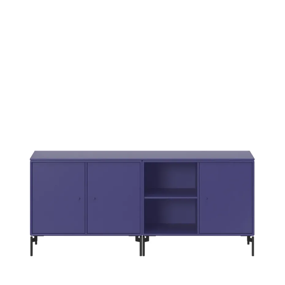 Buffet Save, monarch 135, pieds laqués noirs