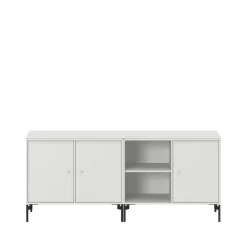 Buffet Save, New white 101-pieds laqués noirs
