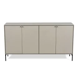 Buffet Volt 80x148 cm, Beige-noir