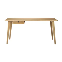 Bureau Butler C67, Oak nature lacquered, 60x156 cm