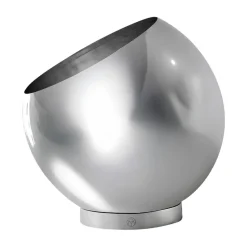 Cache-pot Globe Ø17 cm, Argent