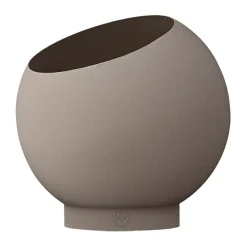Cache-pot Globe Ø17 cm, Taupe