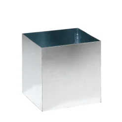Cache-pot Jorda, galvanisé, 40x40 cm