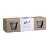 Cache-pot Københavner Ø10 cm, Lot de 3, Gris