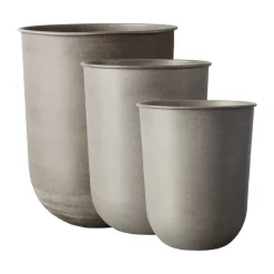 Cache-pot Out, lot de 3, Beige