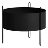 Cache-pot Pidestall medium Ø40 cm, Noir
