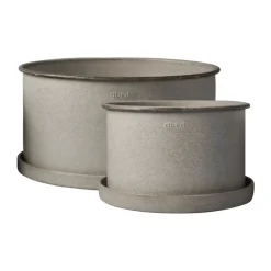 Cache-pot Plant bowl, lot de 2, Beige