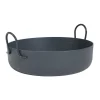 Cache-pot Tivoli Ø50 cm bas, gris foncé