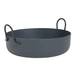 Cache-pot Tivoli Ø50 cm bas, gris foncé
