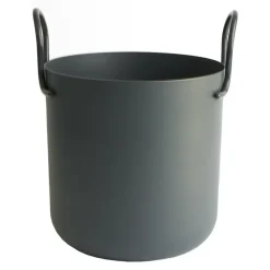 Cache-pot Tivoli Ø30 cm haut, gris foncé