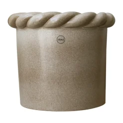 Cache-pot Twine Ø 22 cm, Beige