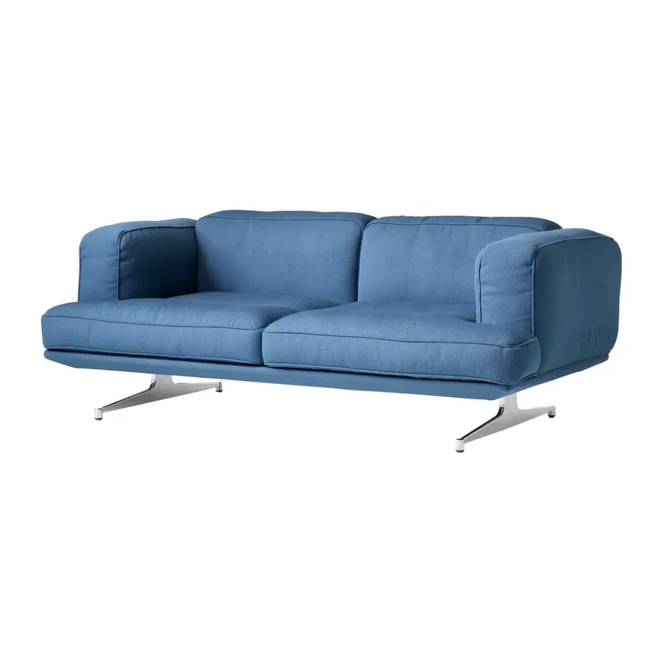 Canapé 2 places Inland AV22, Vidar 733 - aluminium poli