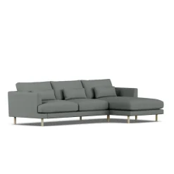 Canapé Bredhult, Caleido Grey 1240-chêne blanchi à l’huile, 2,5 places C1
