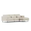 Canapé Bredhult, Jump Beige 1956-acier noir, 2,5 places C1