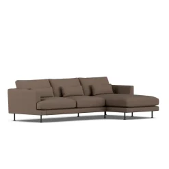 Canapé Bredhult, Jump Brown 1955-acier noir, 2,5 places C1