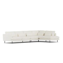 Canapé Bredhult, Jump Off White 1954-acier noir, 4 places B1