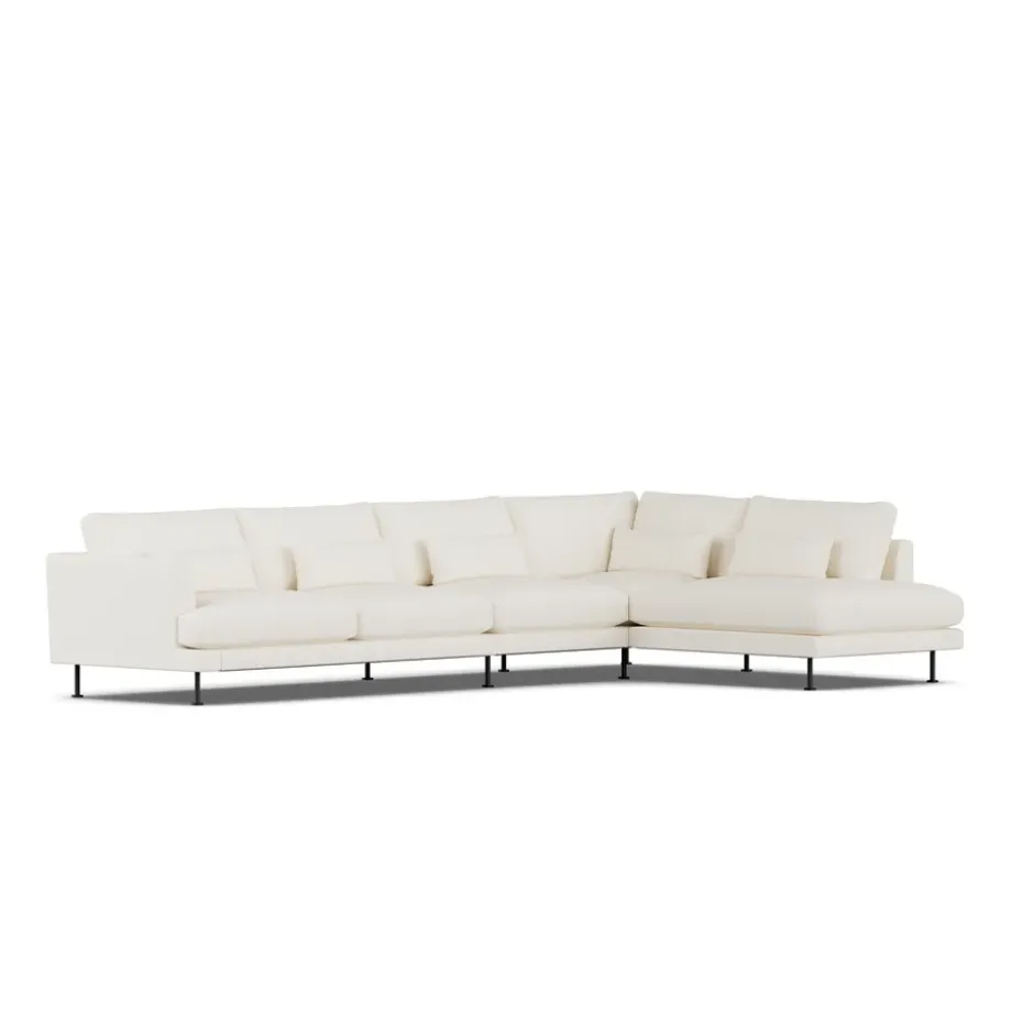 Canapé Bredhult, Jump Off White 1954-acier noir, 4 places B1