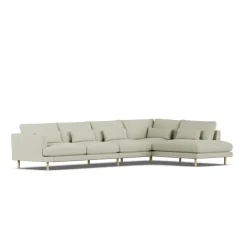 Canapé Bredhult, Luiza Beige 3981-chêne blanchi à l’huile, 4 places B1